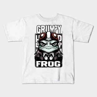 Grumpy Frog Kids T-Shirt